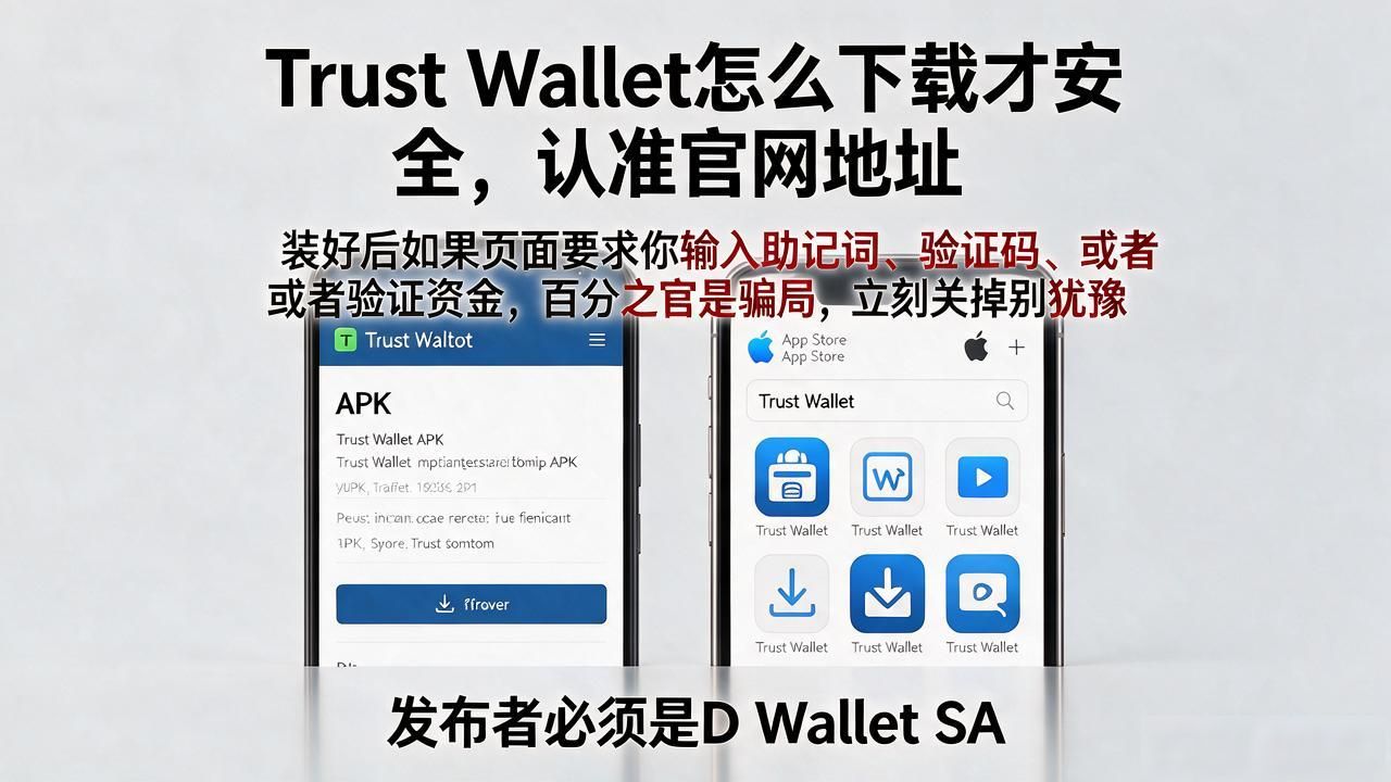 Trust Wallet怎么下载才安全，认准官网地址