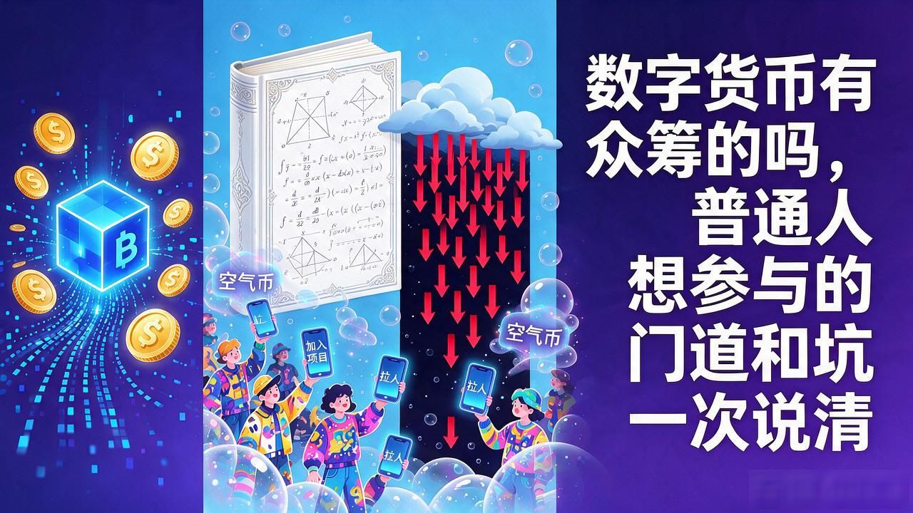 数字货币有众筹的吗，普通人想参与的门道和坑一次说清
