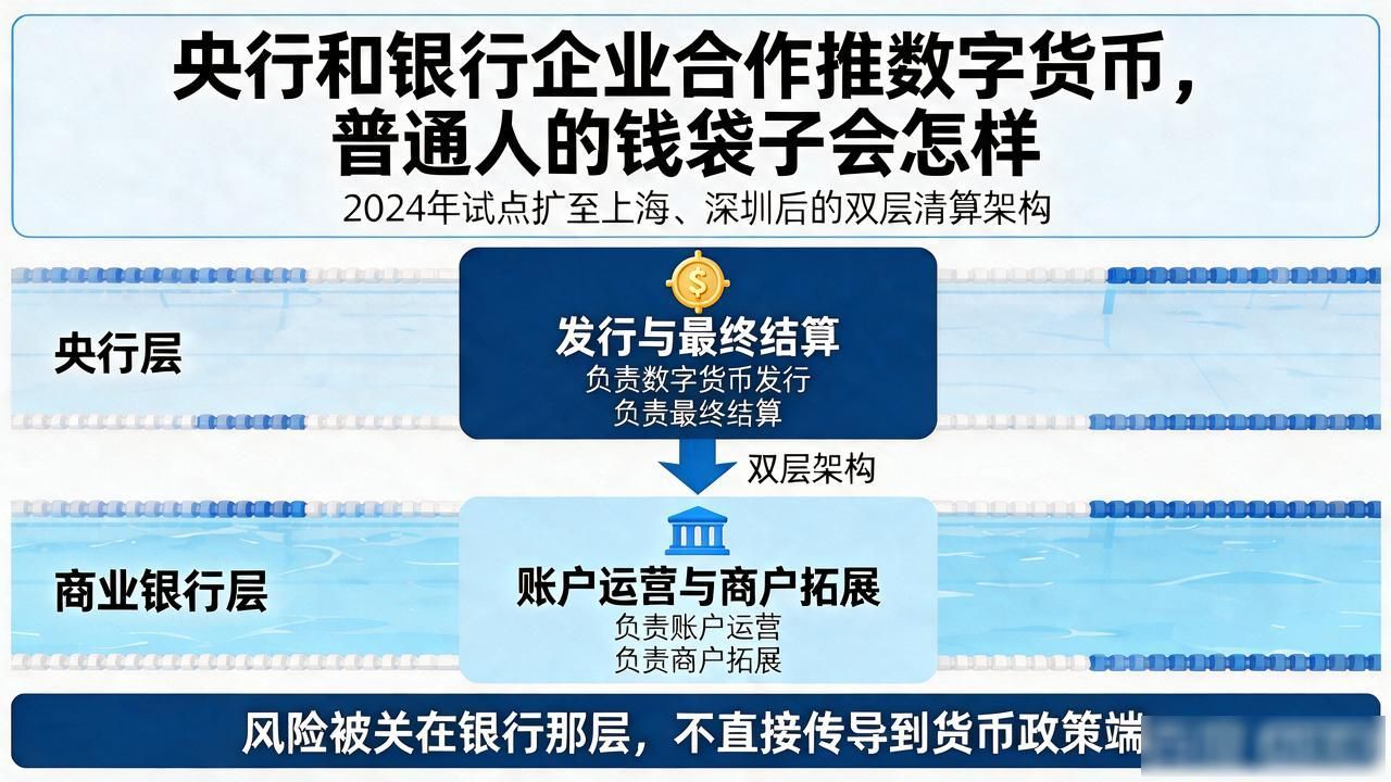 央行和银行企业合作推数字货币，普通人的钱袋子会怎样