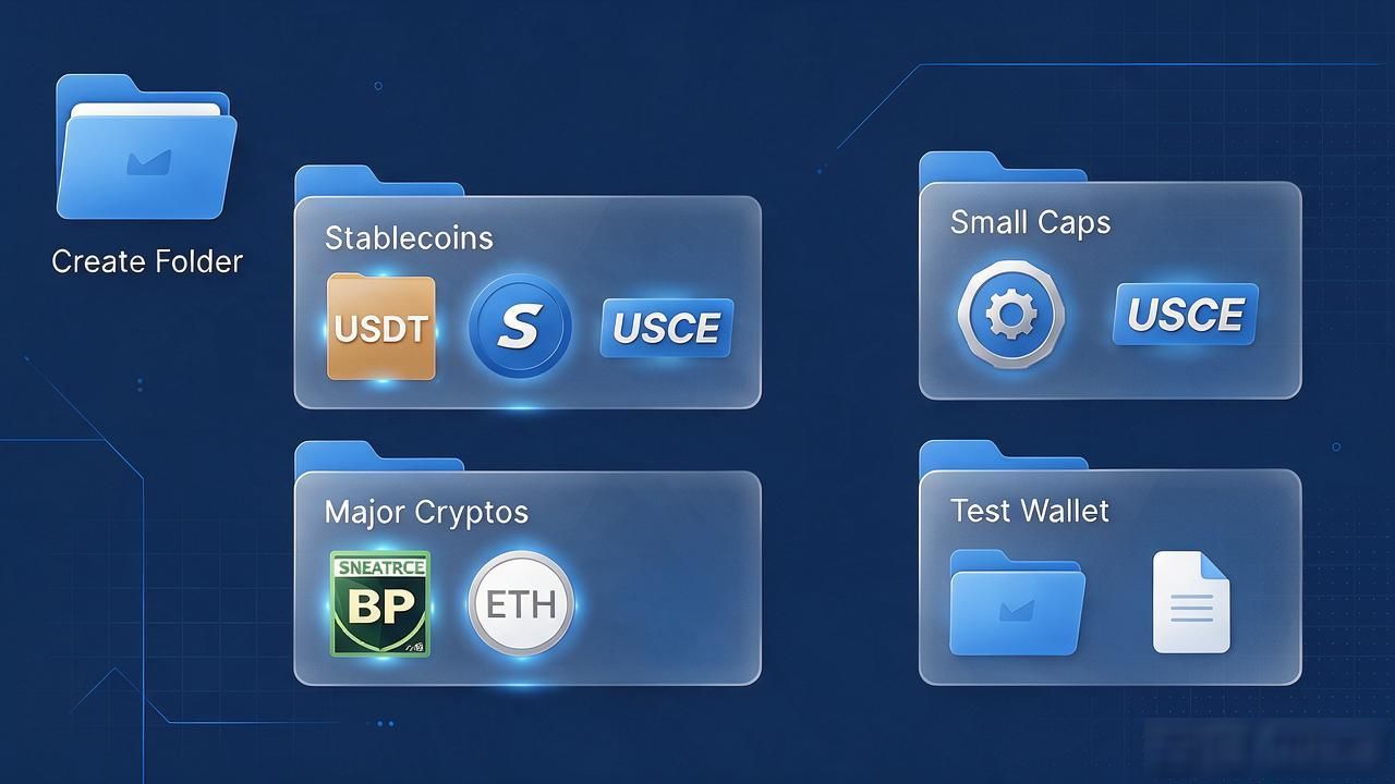 Trust Wallet上怎么管多种资产？添加与分组实操
