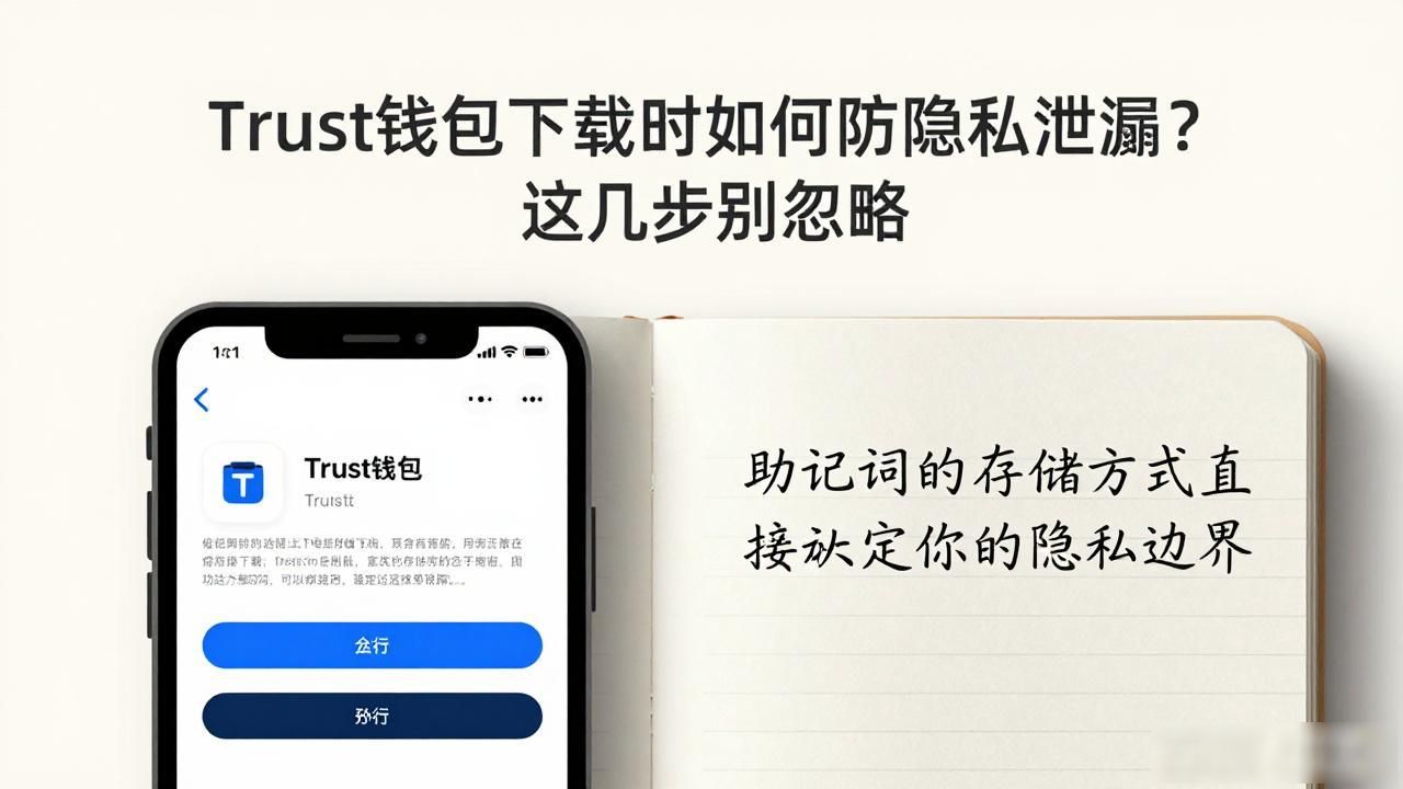 Trust钱包下载时如何防隐私泄露?这几步别忽略