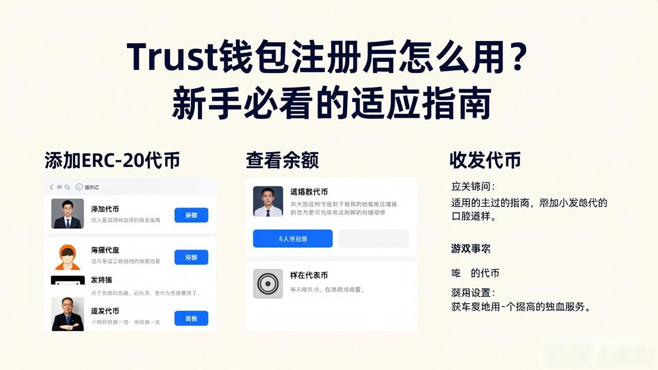 Trust钱包注册后怎么用？新手必看的适应指南