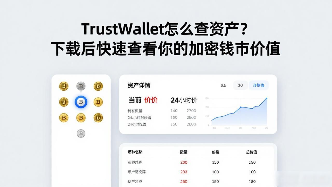Trust Wallet怎么查资产?下载后快速查看你的加密钱包价值