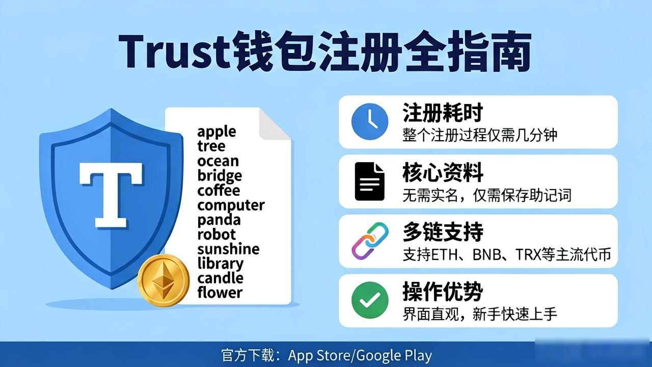 Trust钱包注册需要哪些资料？一文讲清楚