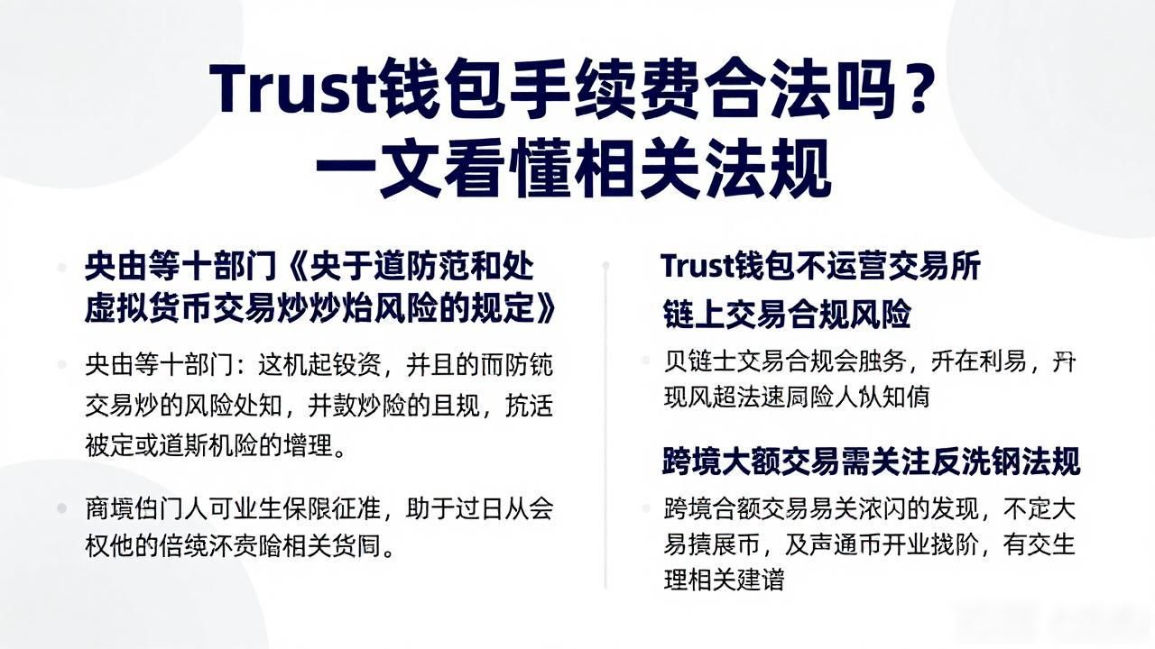 Trust钱包手续费合法吗?一文看懂相关法规