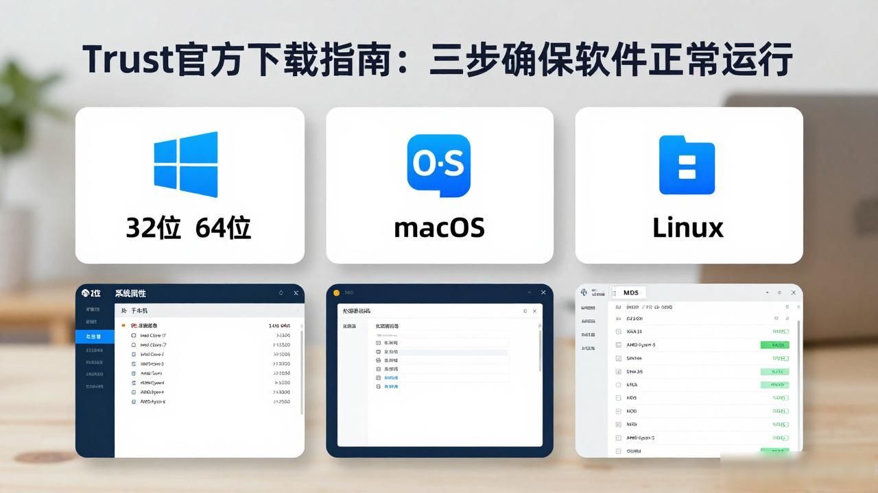 Trust官方下载指南:三步确保软件正常运行