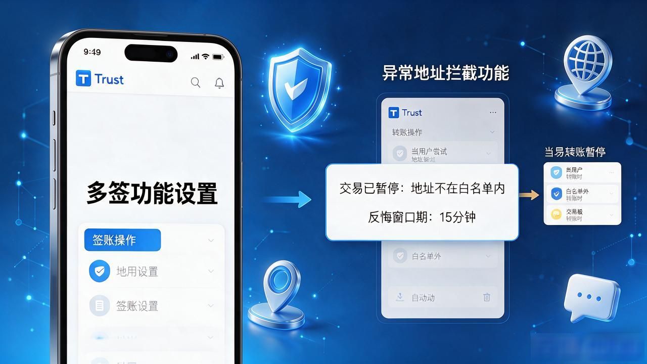 Trust钱包多签功能怎么设置?大额资产的安全保障靠不靠谱