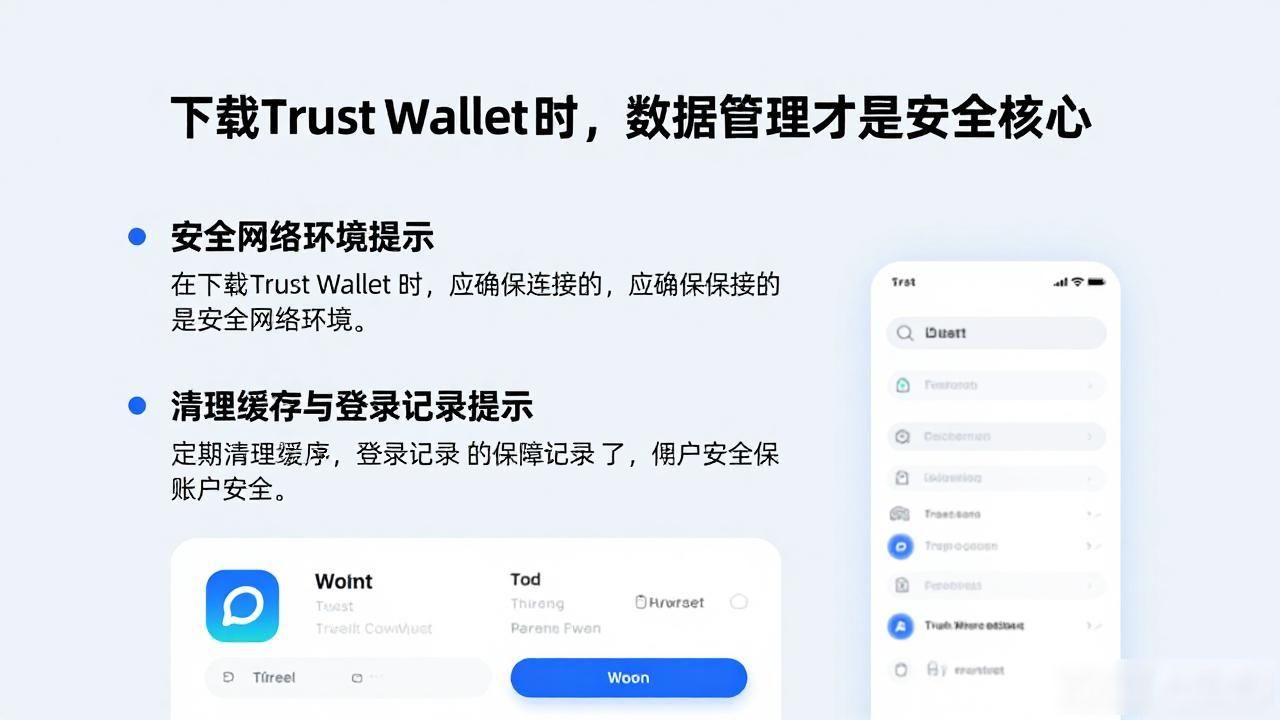 下载 Trust Wallet 时,数据管理才是安全核心