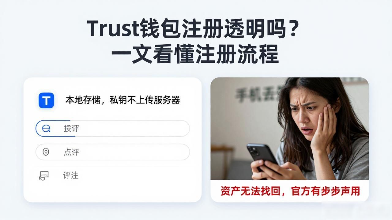 Trust钱包注册透明吗?一文看懂注册流程