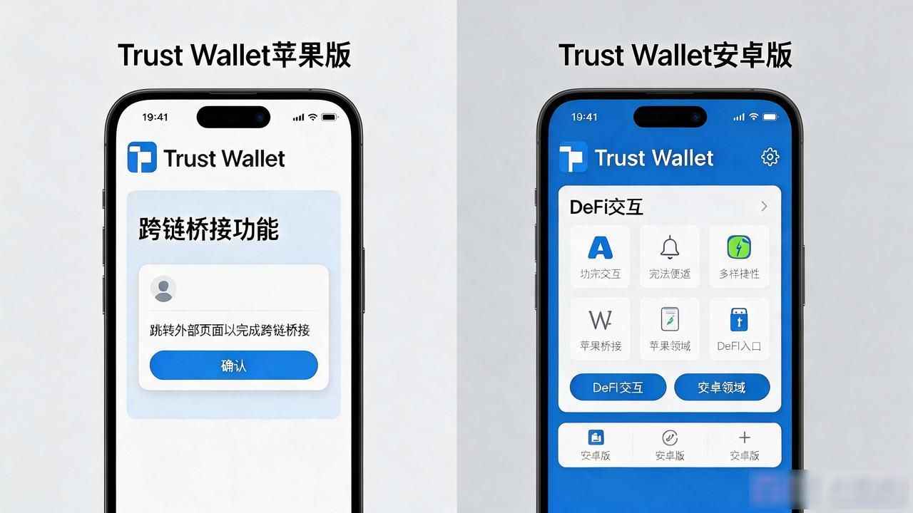 Trust Wallet苹果版支持哪些币,和安卓版有啥区别