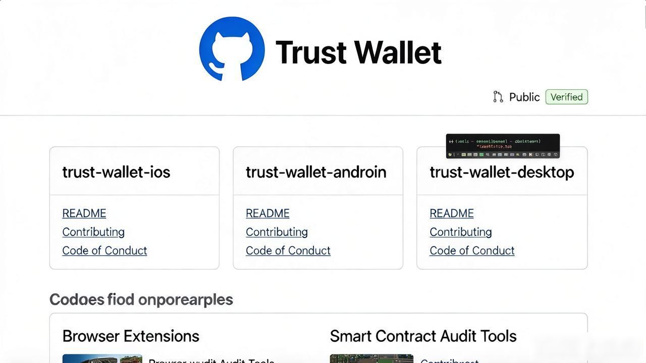 Trust Wallet 官方 GitHub 开源仓库地址,怎么找?