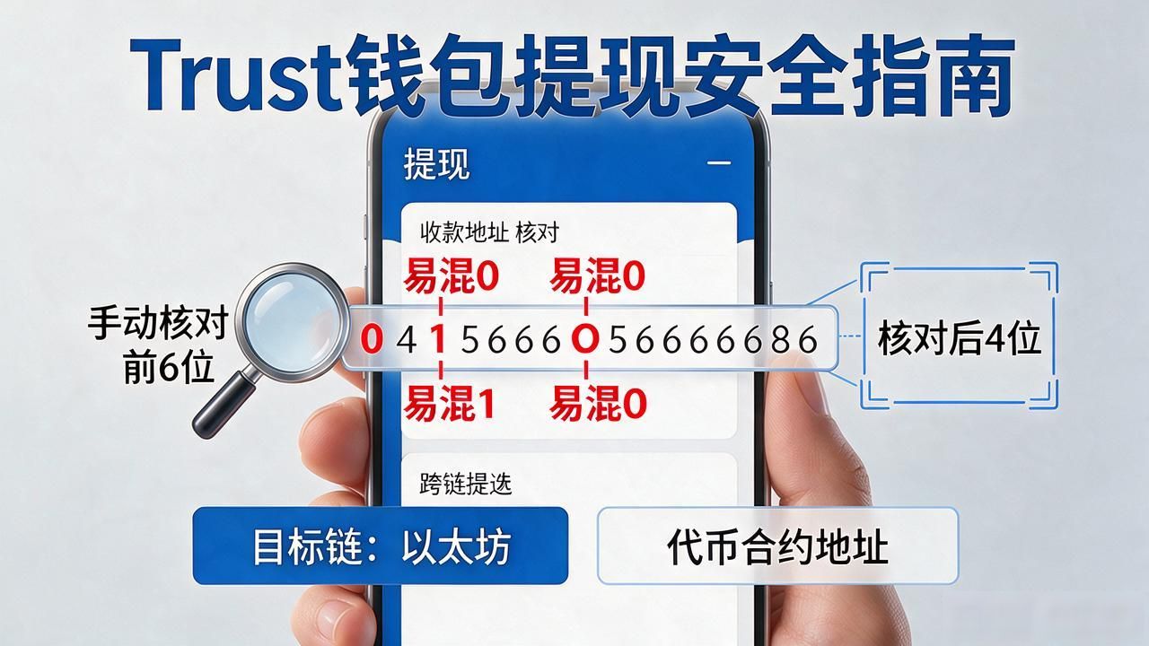 Trust钱包提现安全要点:私钥、地址、验证,一个都不能少