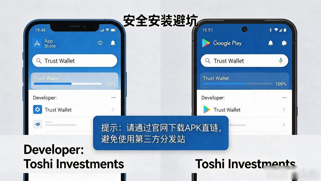 Trust钱包官网下载入口,新手安全安装避坑指南