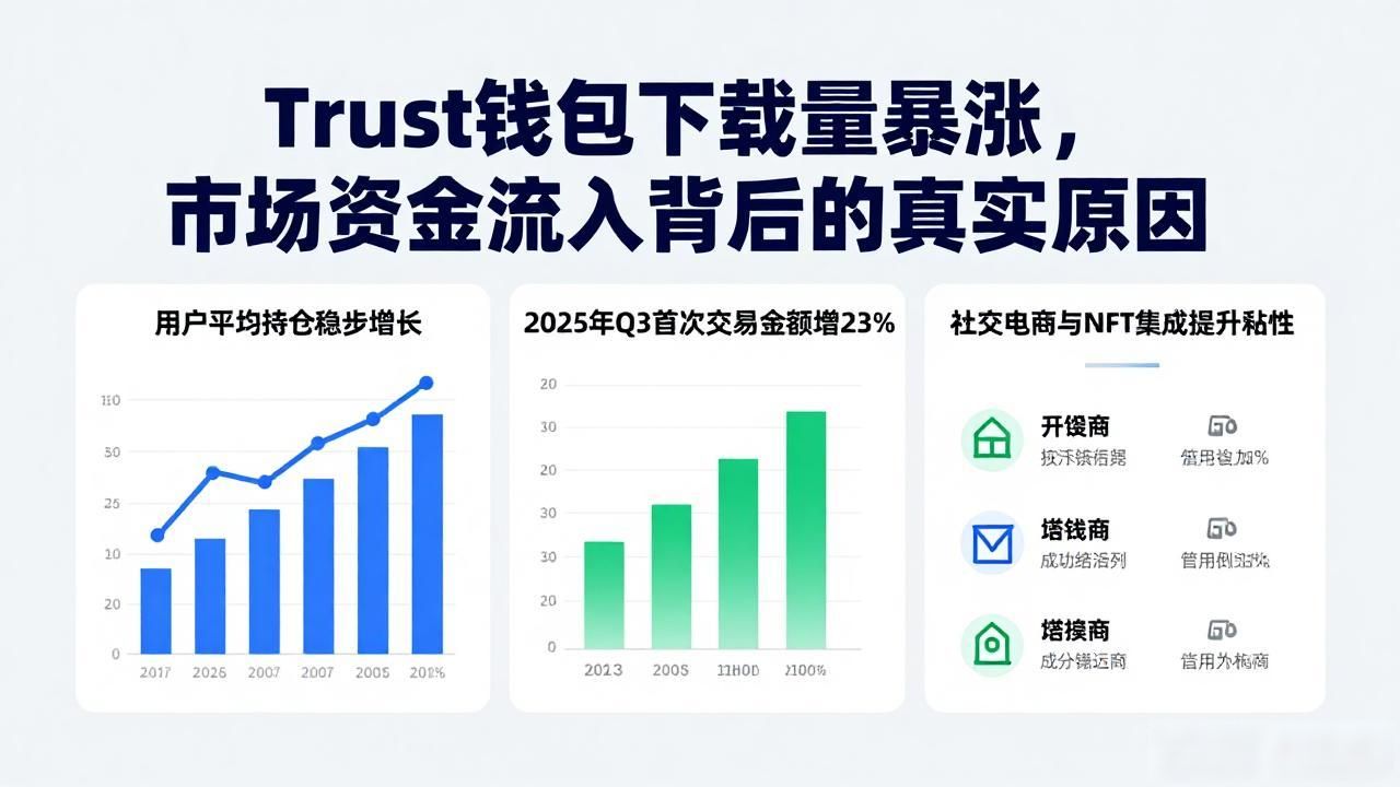 Trust钱包下载量暴涨,市场资金流入背后的真实原因