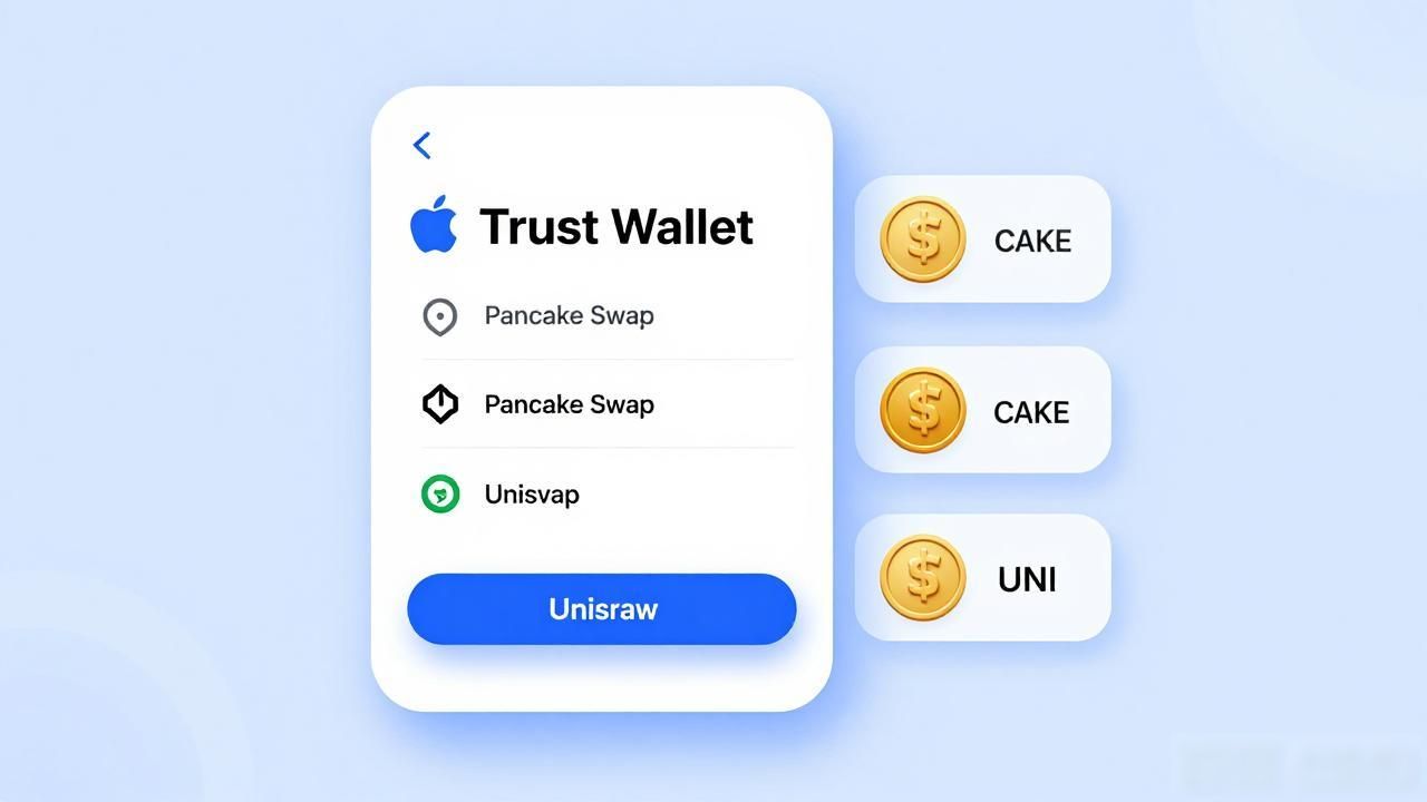 为什么你在Trust Wallet苹果版上总交易这几个币？