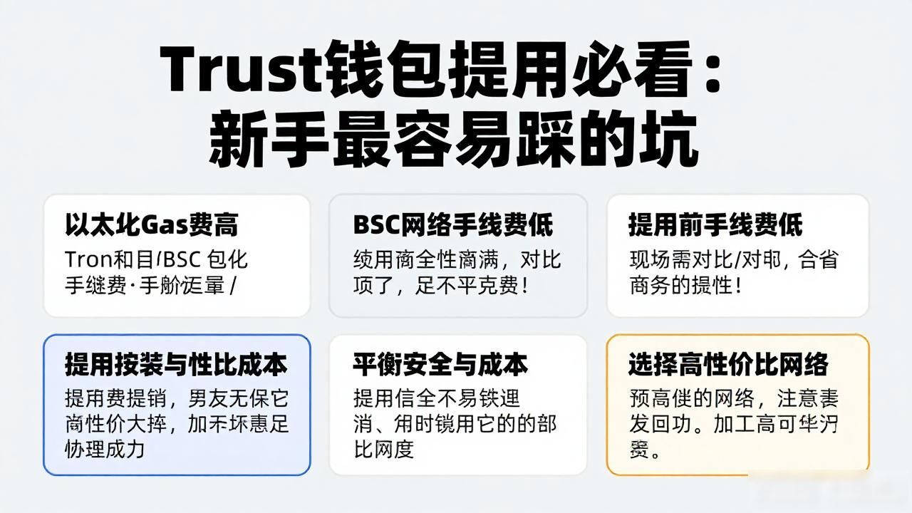 Trust钱包提币必看：新手最容易踩的坑