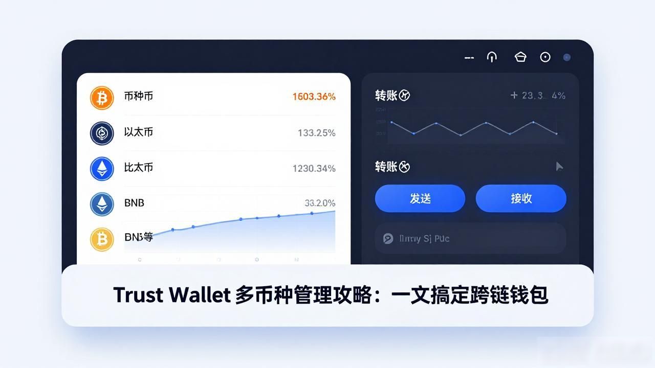 Trust Wallet 多币种管理攻略：一文搞定跨链钱包