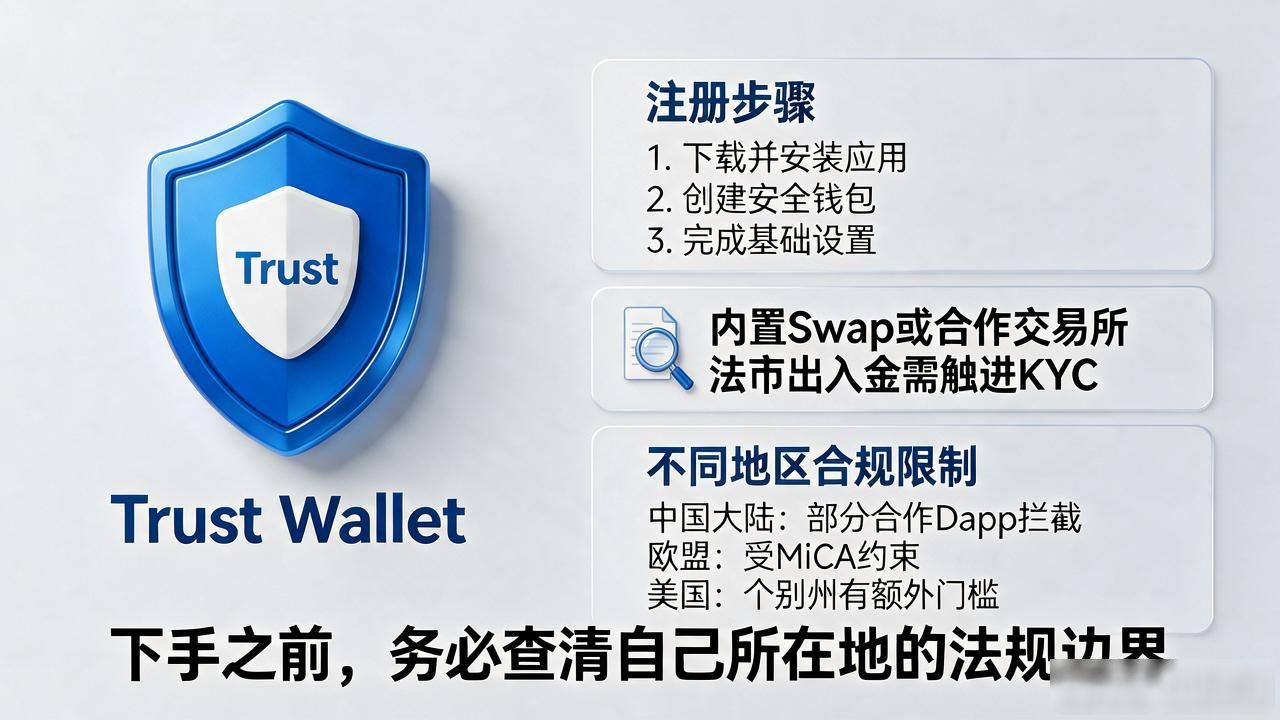 Trust钱包注册几步搞定？合规政策新手一次看懂