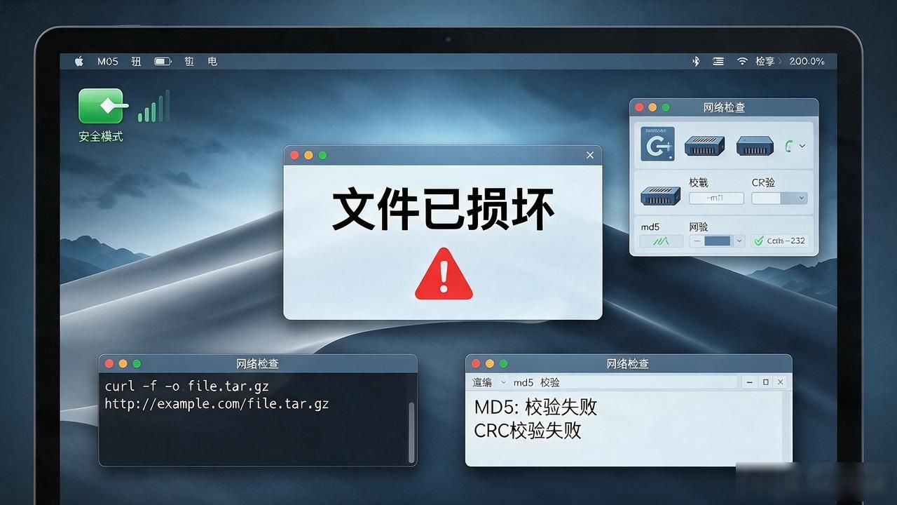 特殊设备Mac下载总提示文件已损坏，别硬删别重装