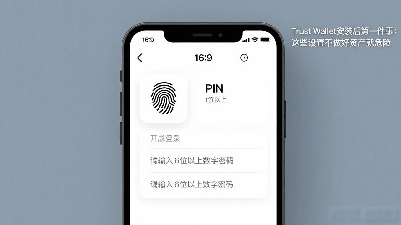 Trust Wallet安装后第一件事:这些设置不做好资产就危险