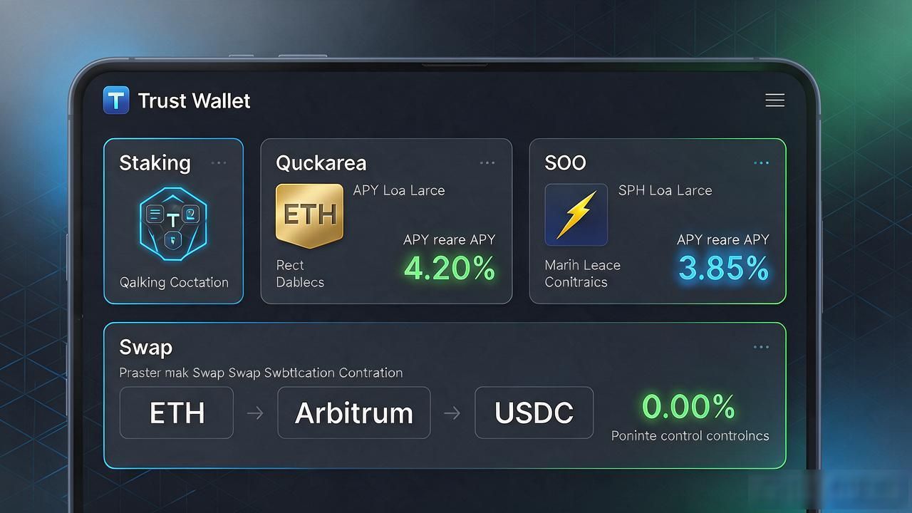 Trust Wallet整合投资工具:管币、理财、NFT一站式搞定