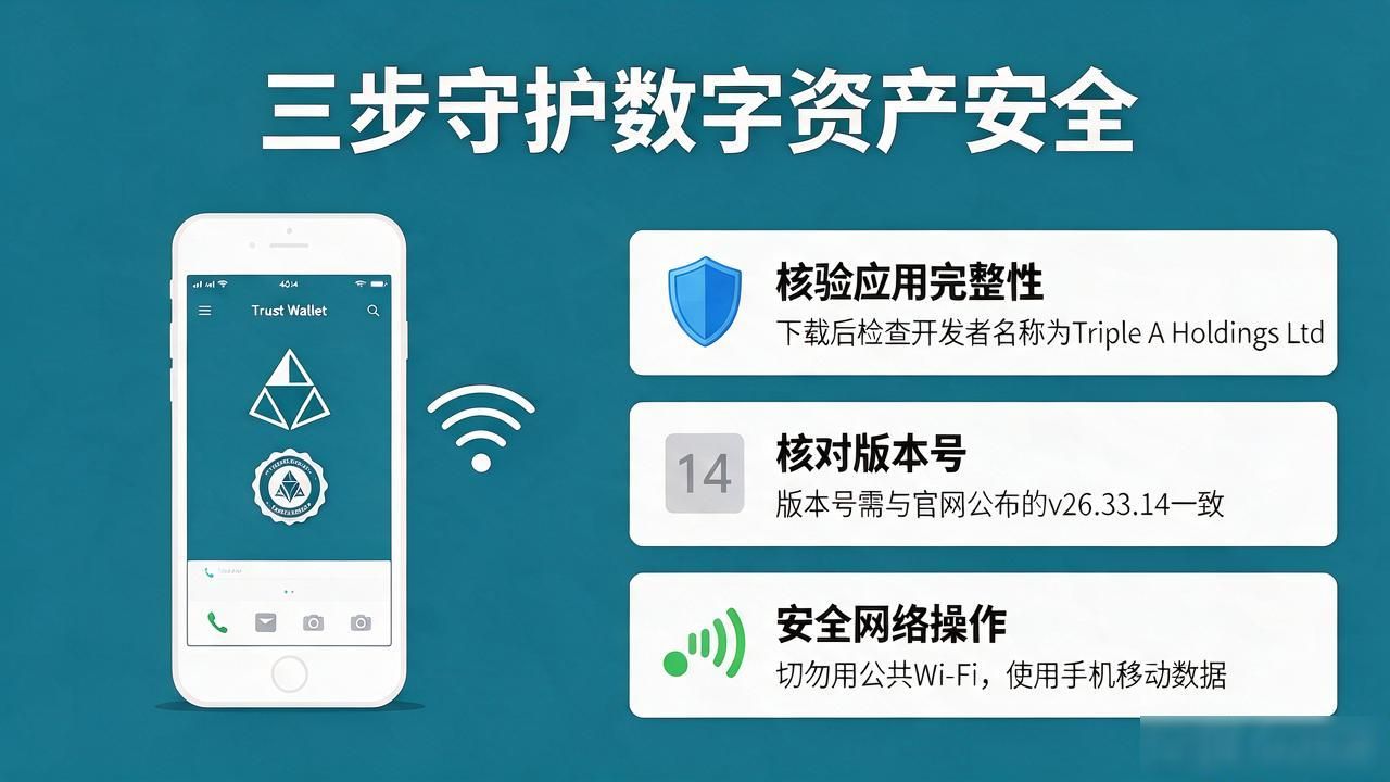 Trust Wallet官网下载指南：三步守护你的数字资产安全
