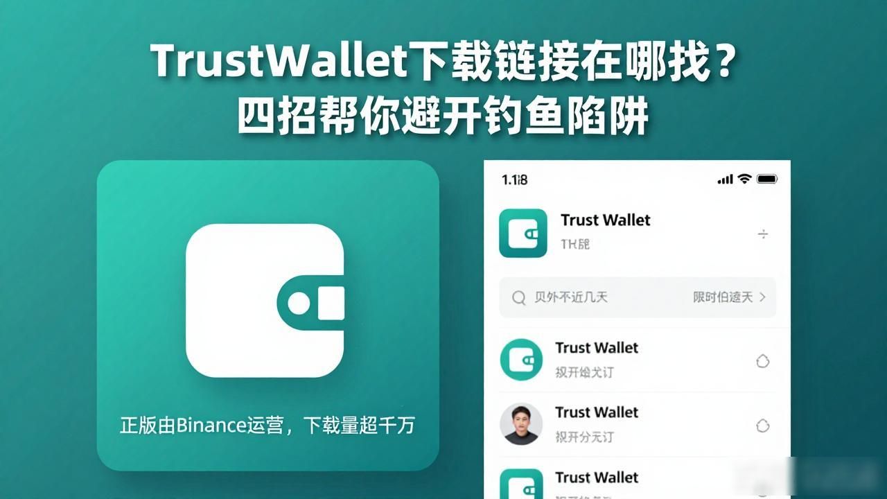 Trust Wallet下载链接在哪找?四招帮你避开钓鱼陷阱