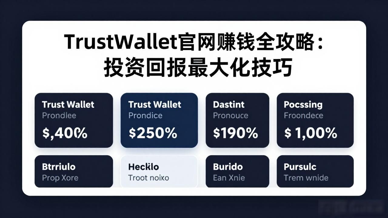 Trust Wallet官网赚钱全攻略:投资回报最大化技巧