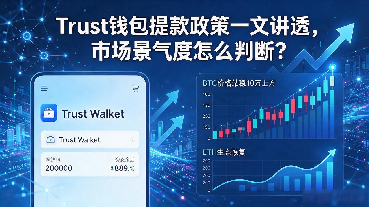 Trust钱包提款政策一文讲透,市场景气度怎么判断