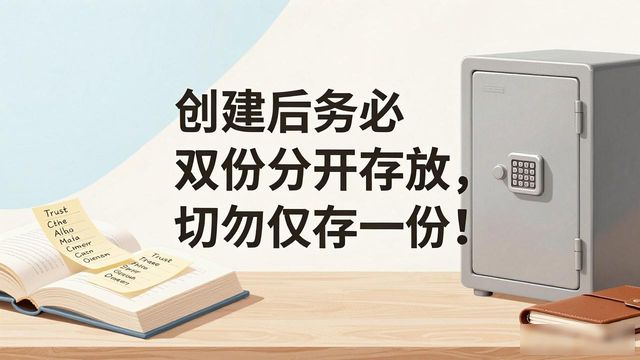 Trust钱包注册时,助记词怎么创建与保存才安全?