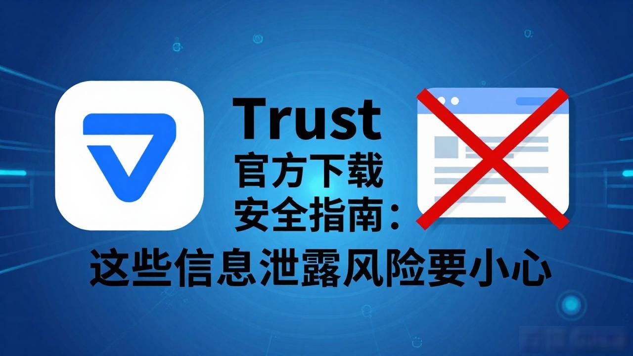 Trust Wallet官方下载安全指南:这些信息泄露风险要小心