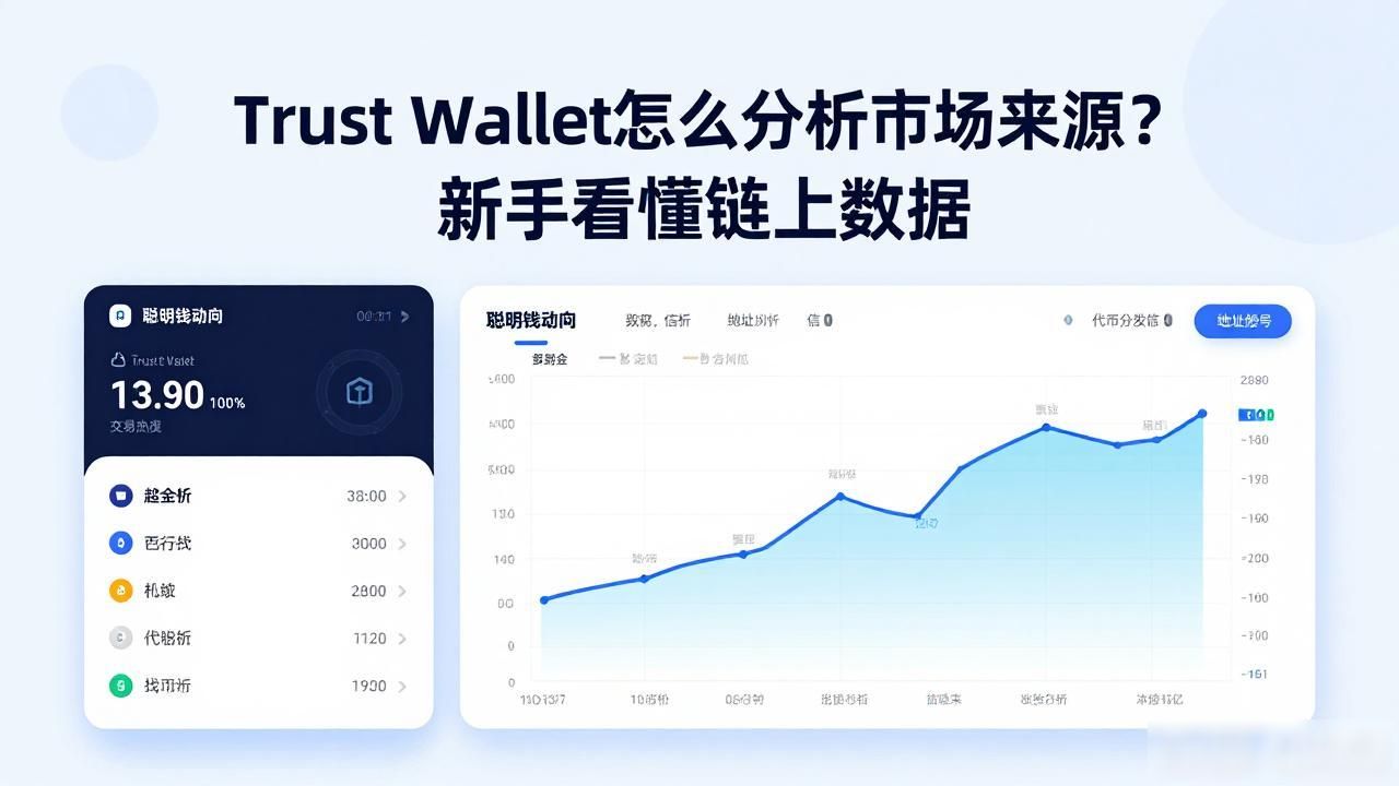 Trust Wallet怎么分析市场来源?新手看懂链上数据