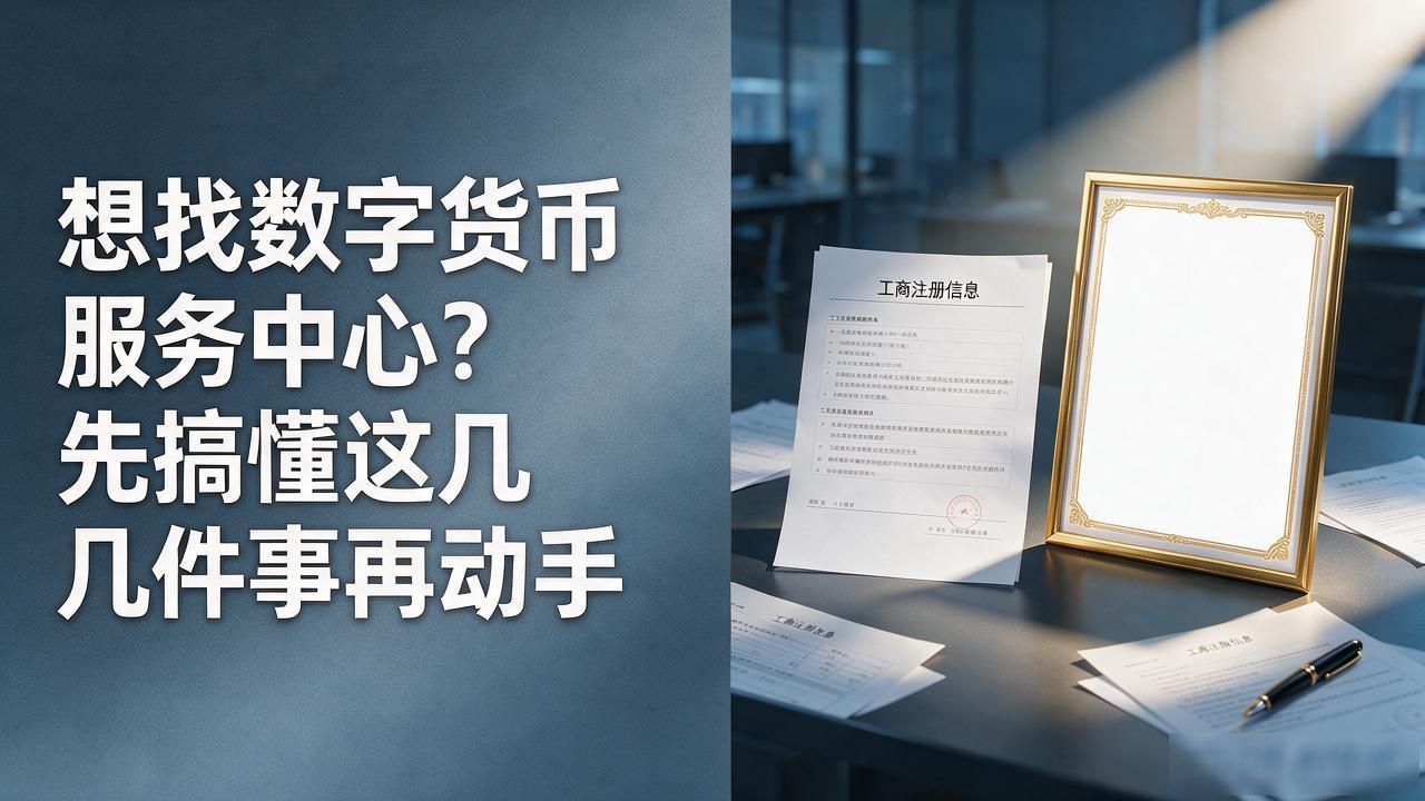 想找数字货币服务中心?先搞懂这几件事再动手