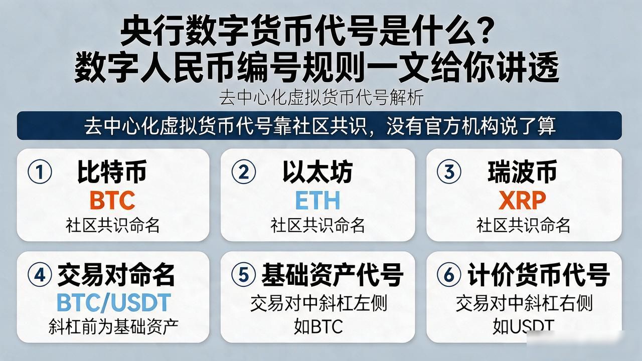 央行数字货币代号是什么？数字人民币编号规则一文给你讲透