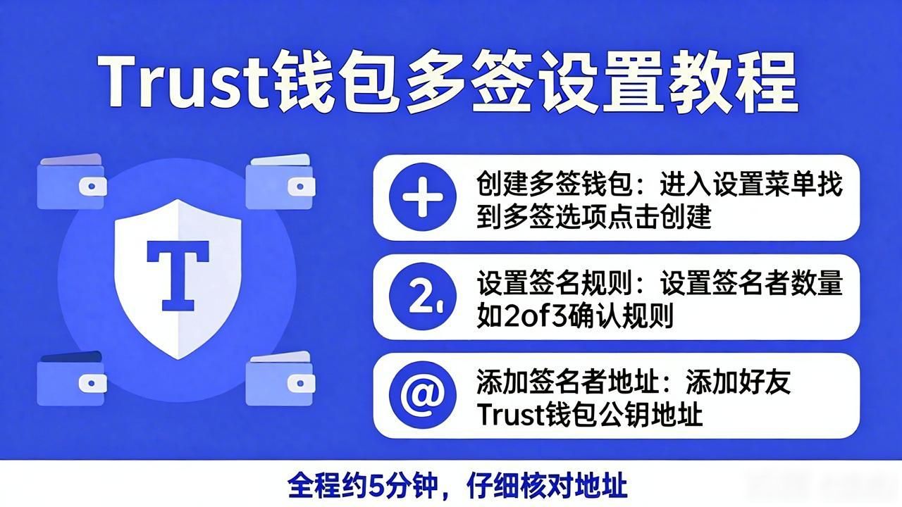 Trust钱包多签设置教程:一步步教你保护数字资产