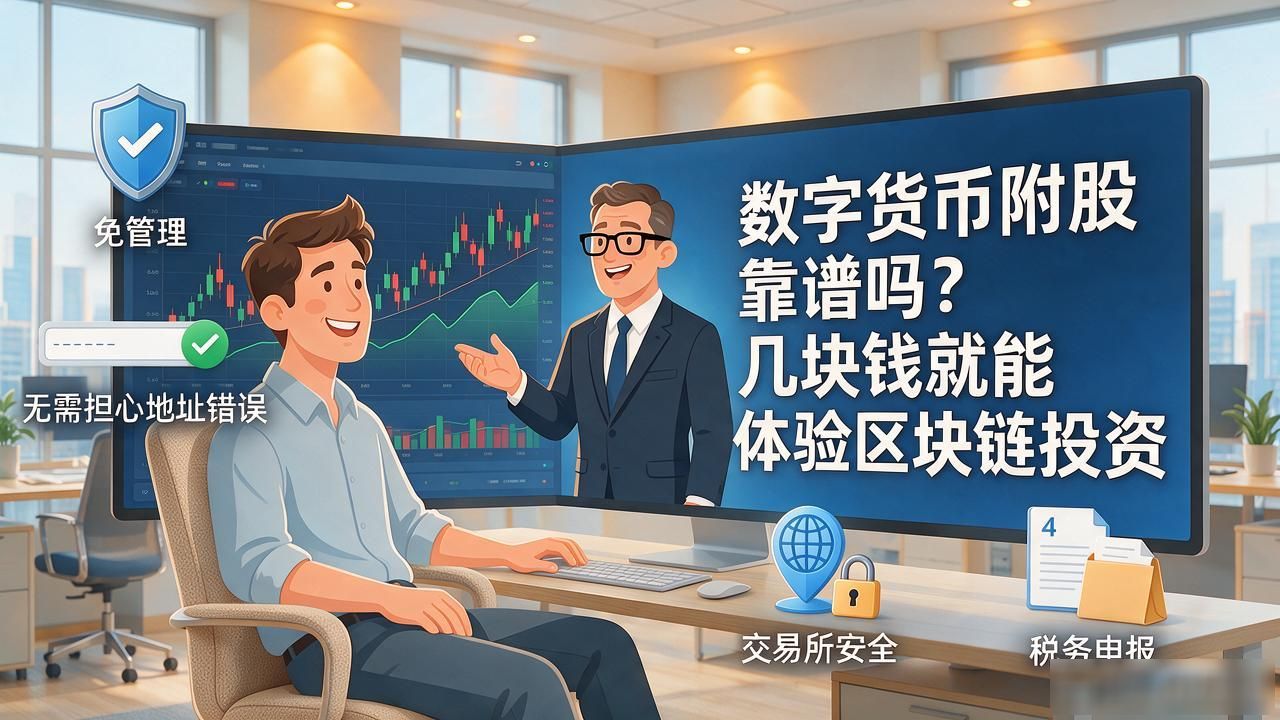 数字货币附股靠谱吗?几块钱就能体验区块链投资