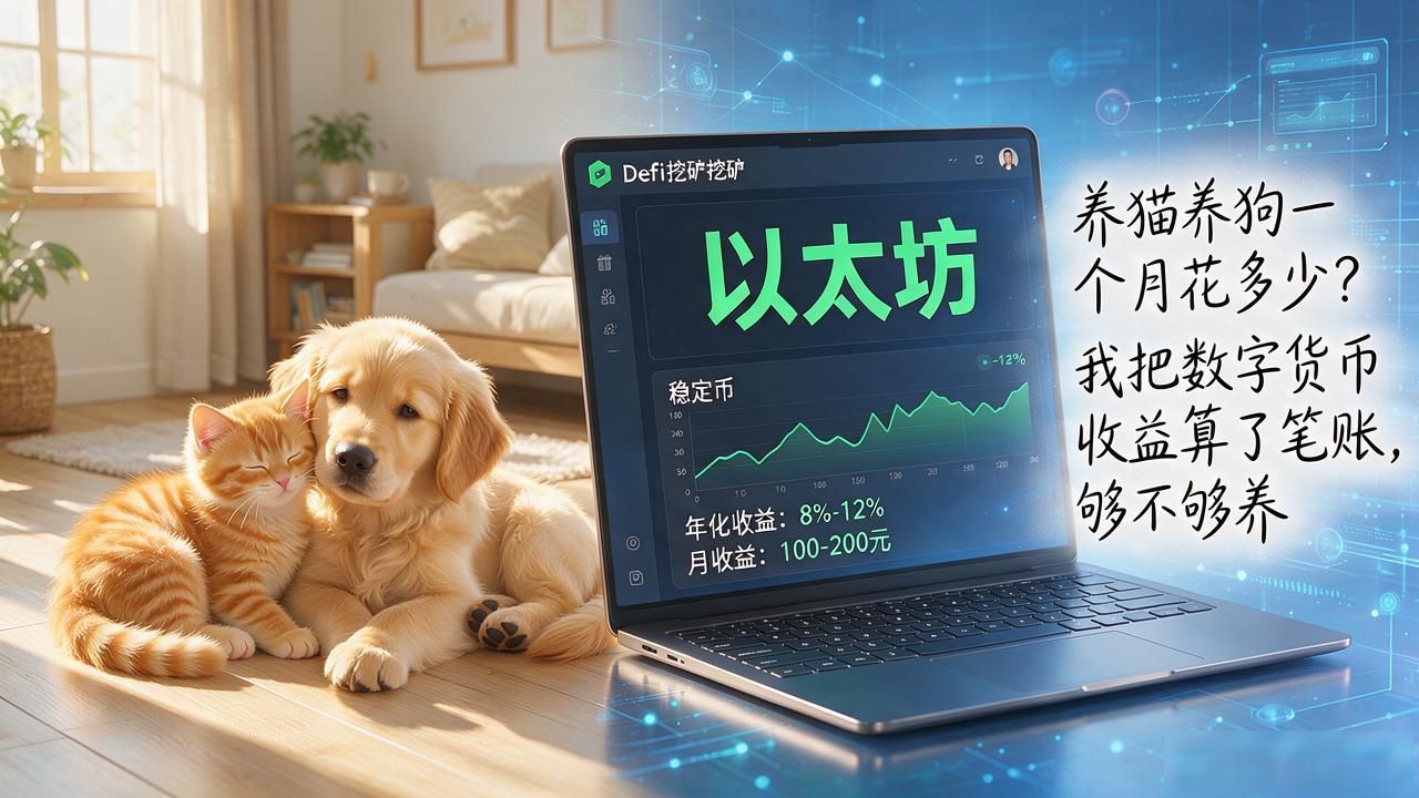 养猫养狗一个月花多少?我把数字货币收益算了笔账,够不够养
