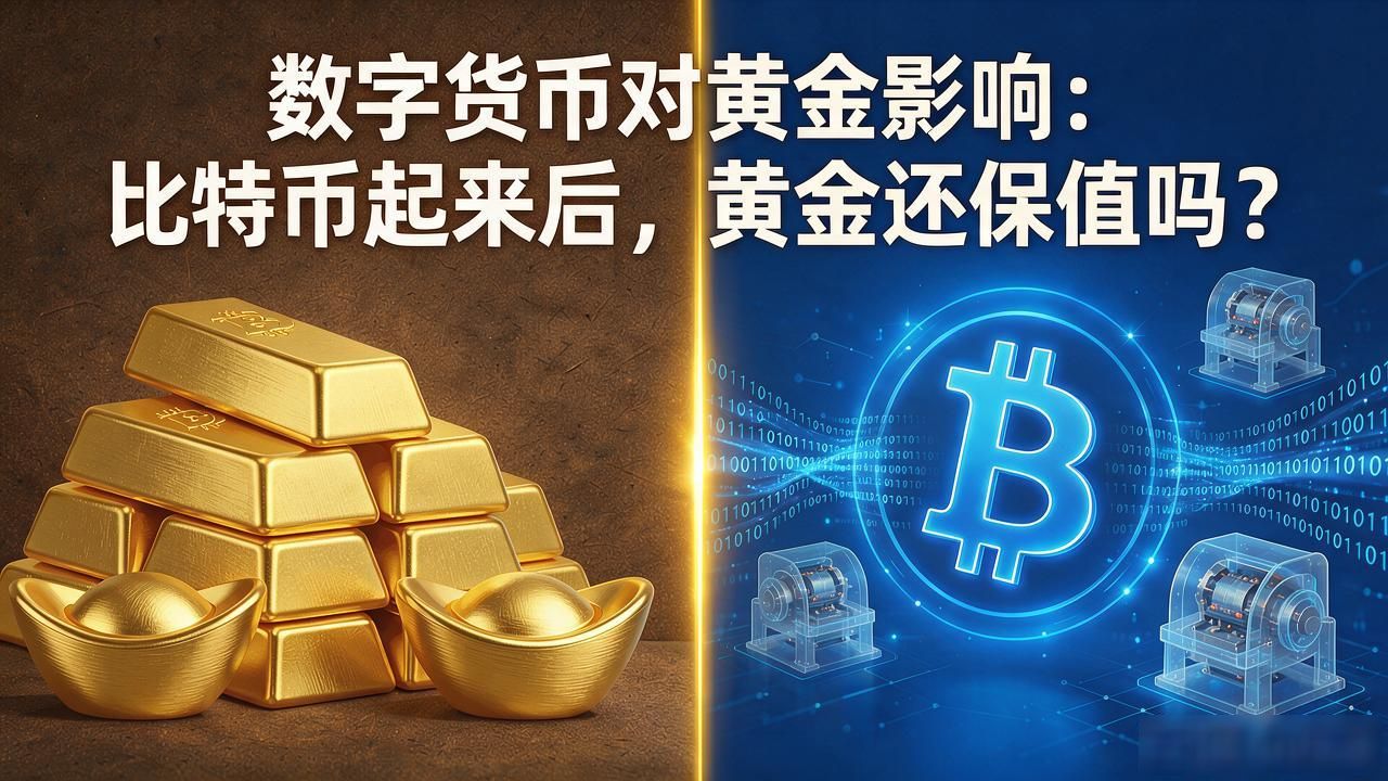 数字货币对黄金影响：比特币起来后，黄金还保值吗