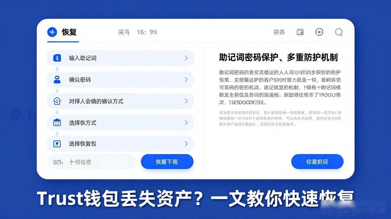 Trust钱包丢失资产?一文教你快速恢复