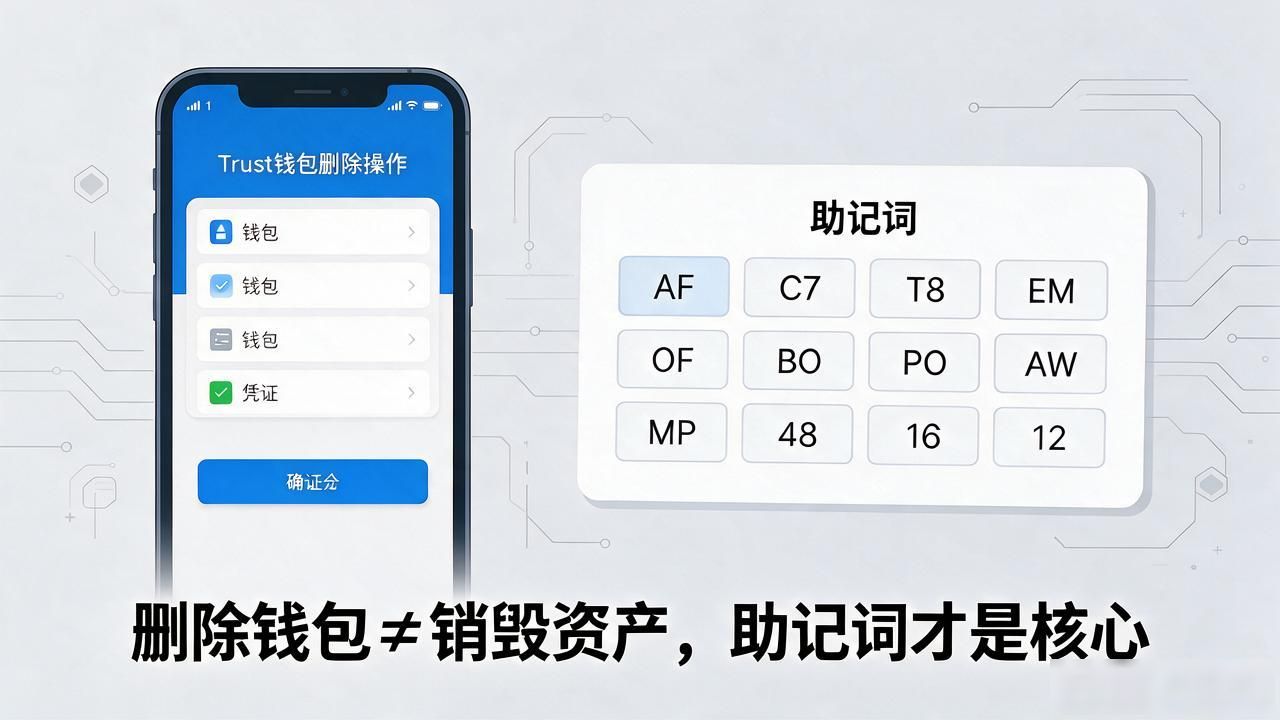 trust删除钱包怎么操作?删完数据还能找回来吗