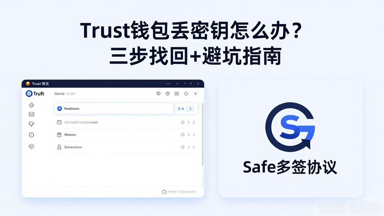 Trust钱包丢密钥怎么办?三步找回+避坑指南
