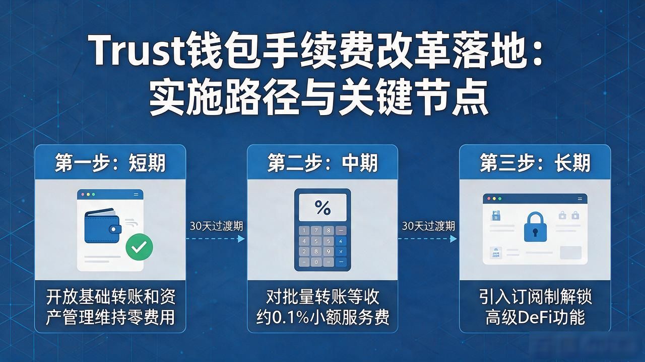 Trust钱包手续费改革落地：实施路径与关键节点