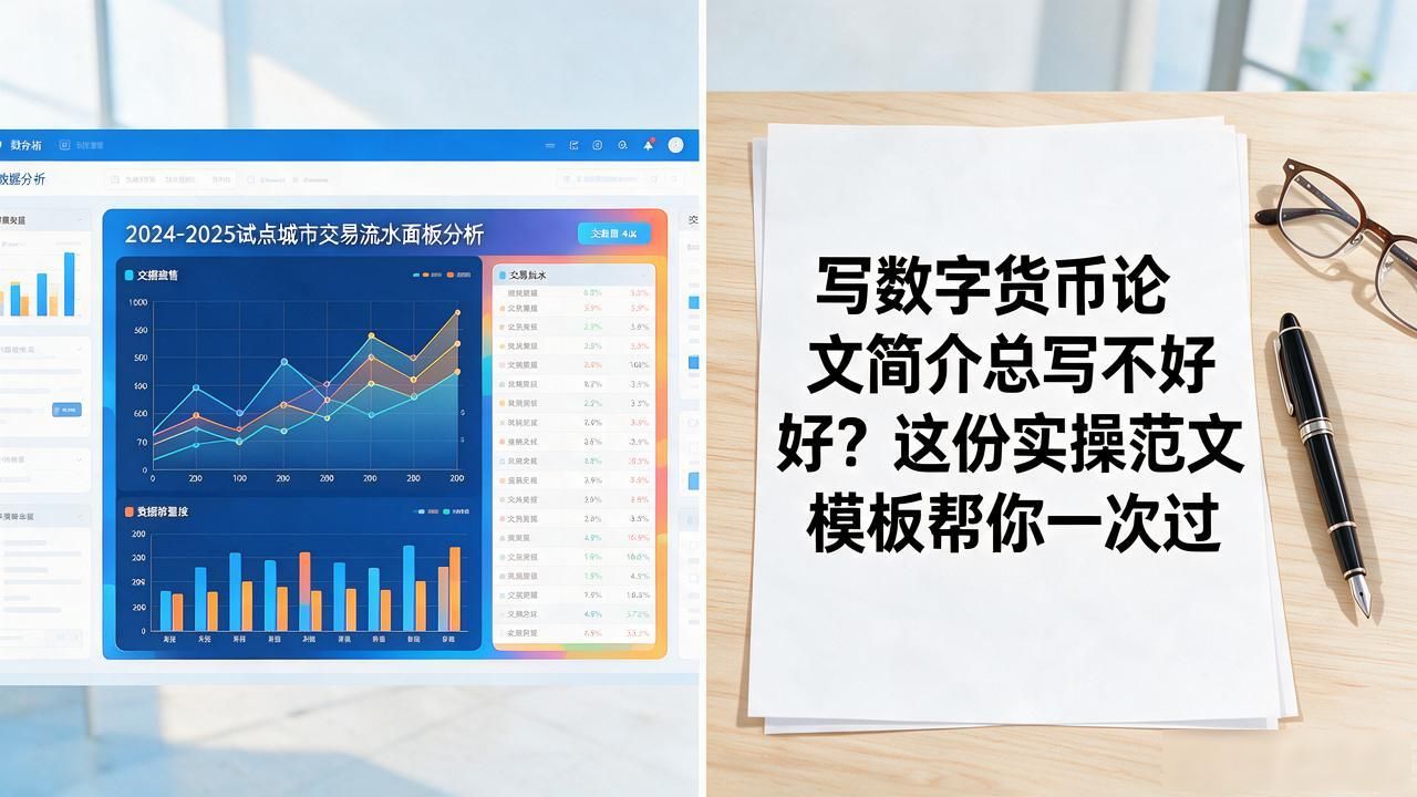 写数字货币论文简介总写不好?这份实操范文模板帮你一次过