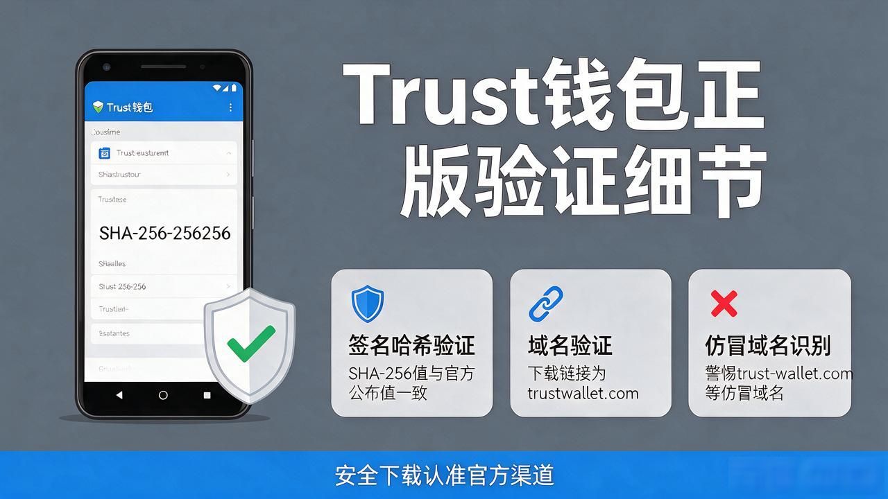手机上Trust钱包下载怎么确认是正品?这几个细节别漏