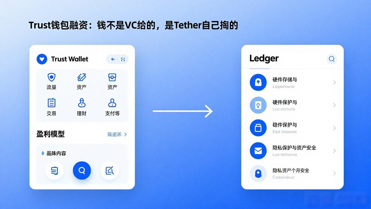 Trust钱包融资：钱不是VC给的，是Tether自己掏的