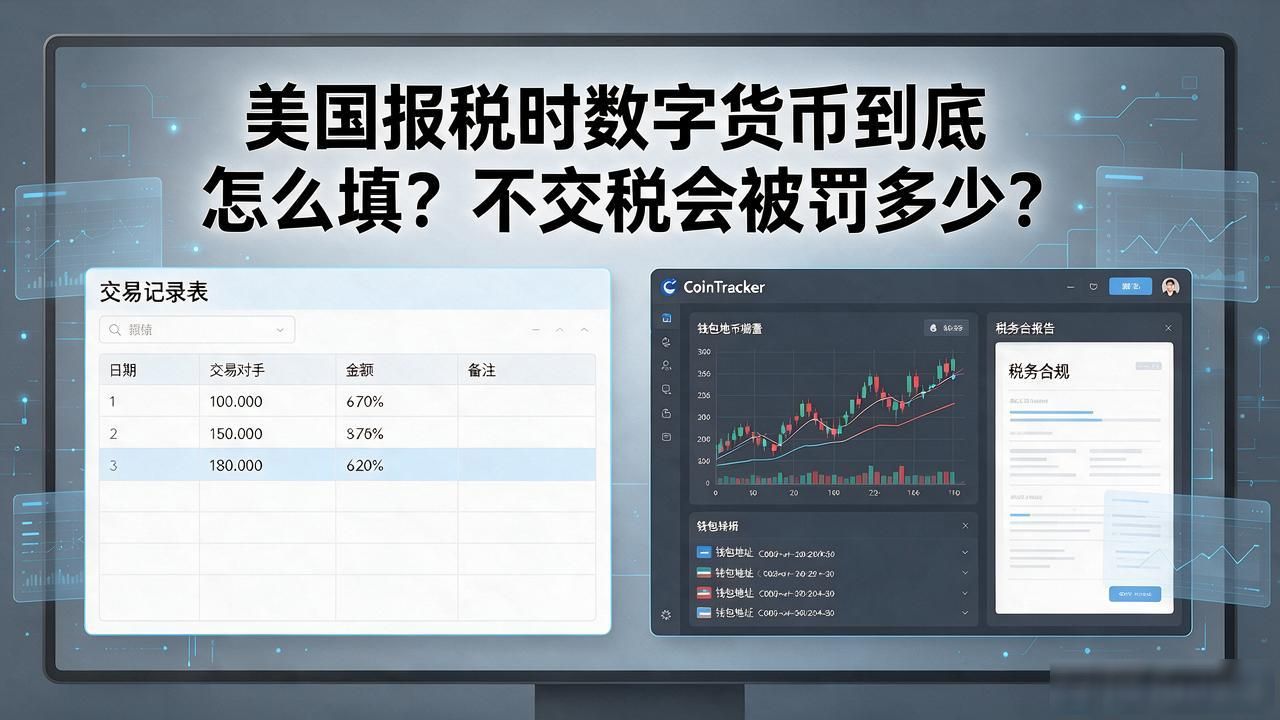 美国报税时数字货币到底怎么填?不交税会被罚多少