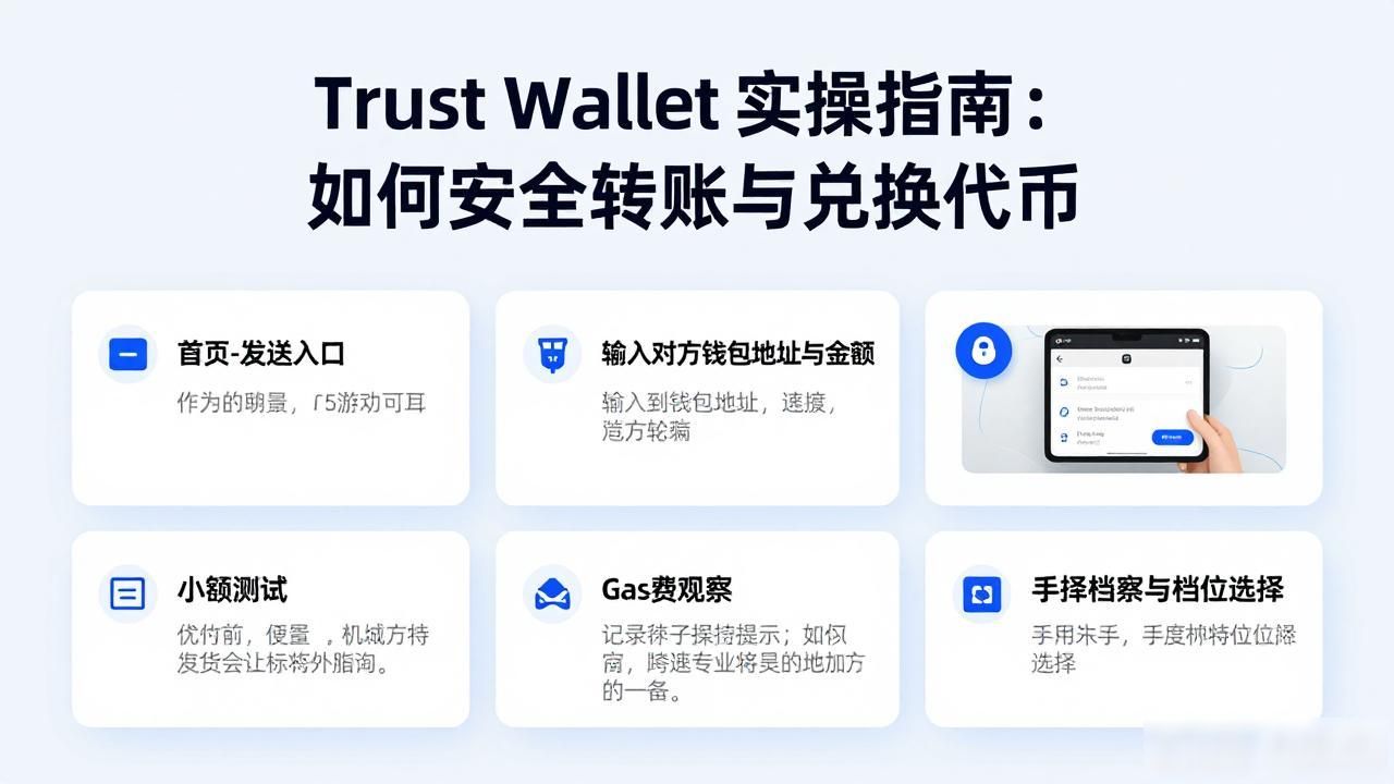 Trust Wallet 实操指南：如何安全转账与兑换代币