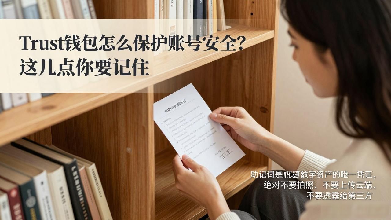 Trust钱包怎么保护账号安全?这几点你要记住