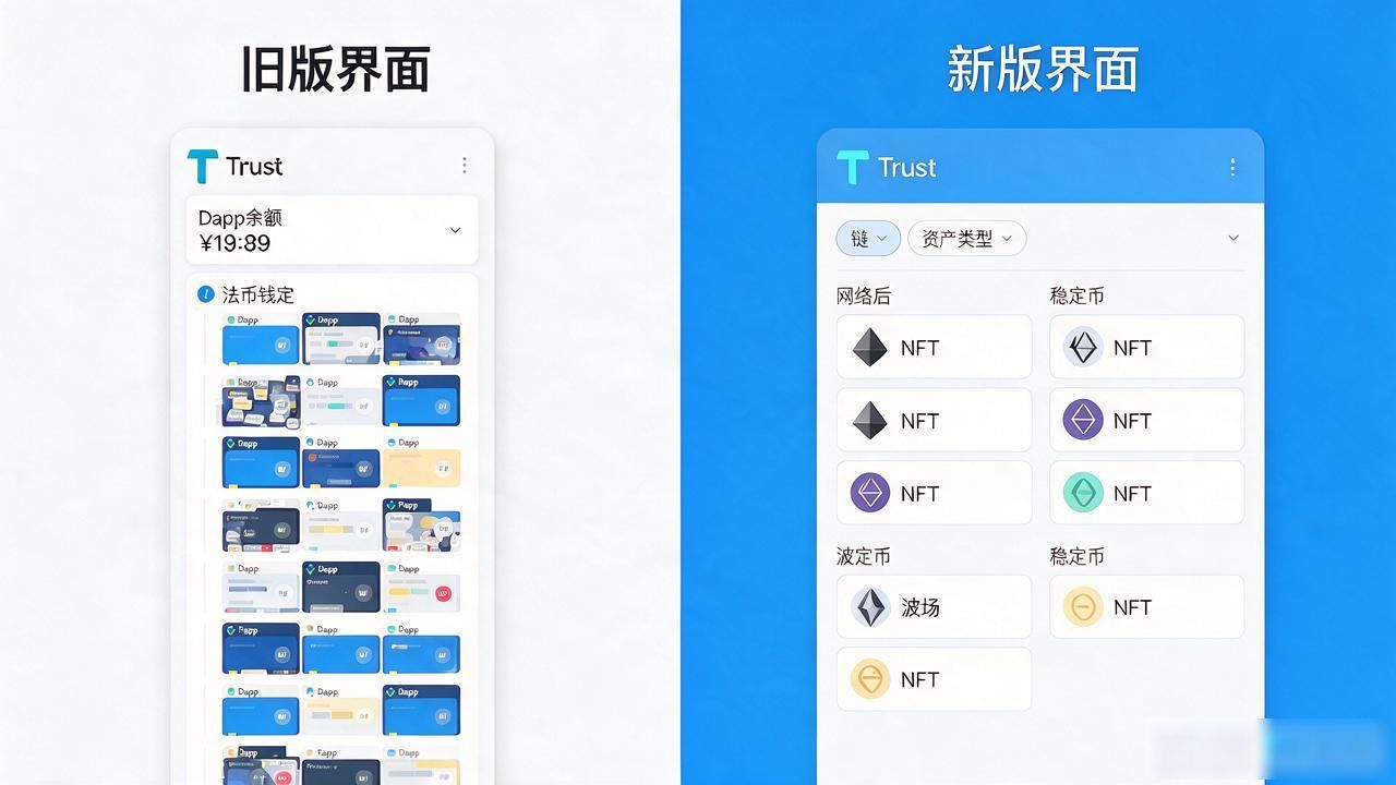 Trust Wallet界面为什么大改？三个原因说透了