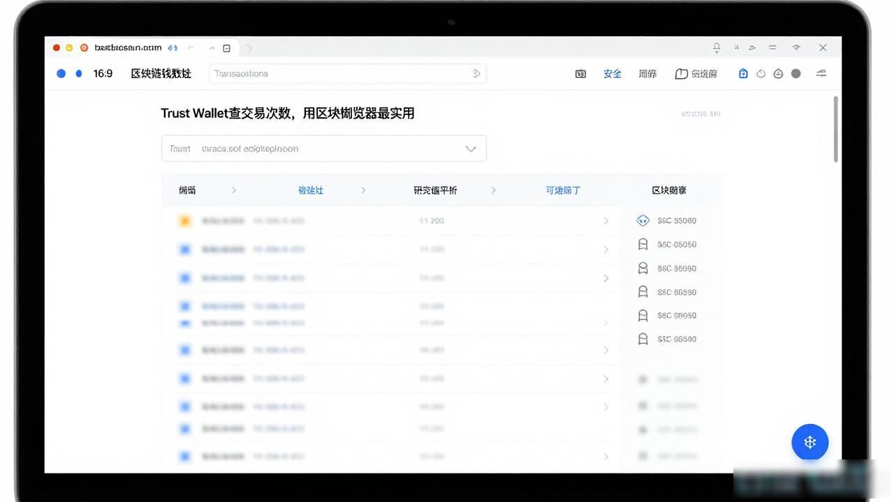 Trust Wallet查交易次数，用区块浏览器最实用